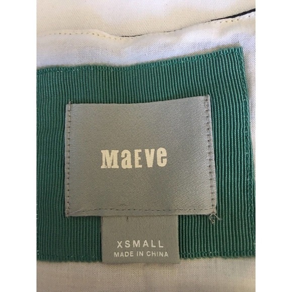 Anthropologie Maeve Dresses Size XS Shaded Garden Floral Long Sleeve Black Green - Picture 9 of 11